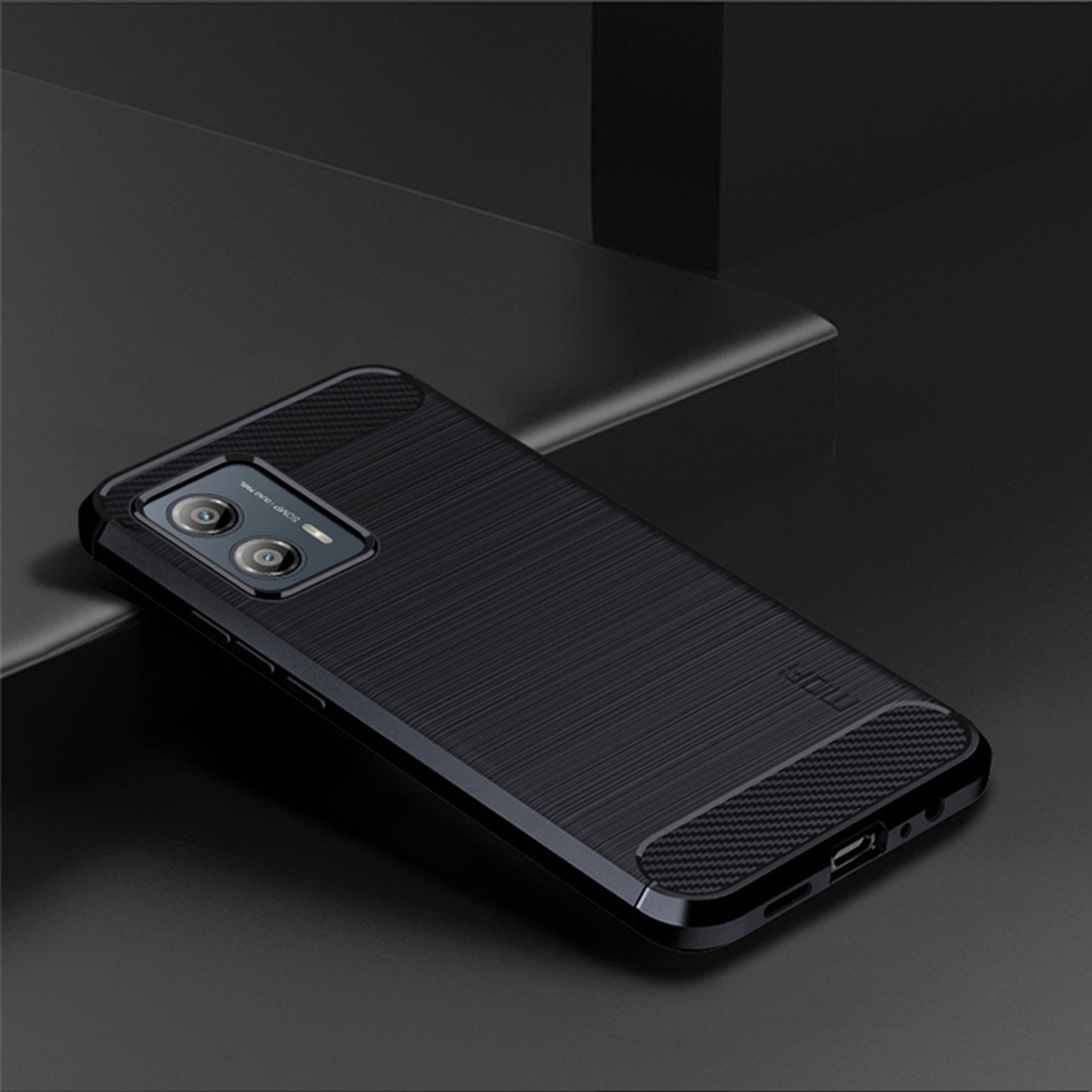 MOFI JK TPU Series-1 for Motorola Moto G53 5G Carbon Fiber Cell Phone Case Brushed TPU Back Cover MOFI JK TPU Series-1 for Motorola Moto G53 5G Carbon Fiber Cell Phone Case Brushed TPU Back Cover